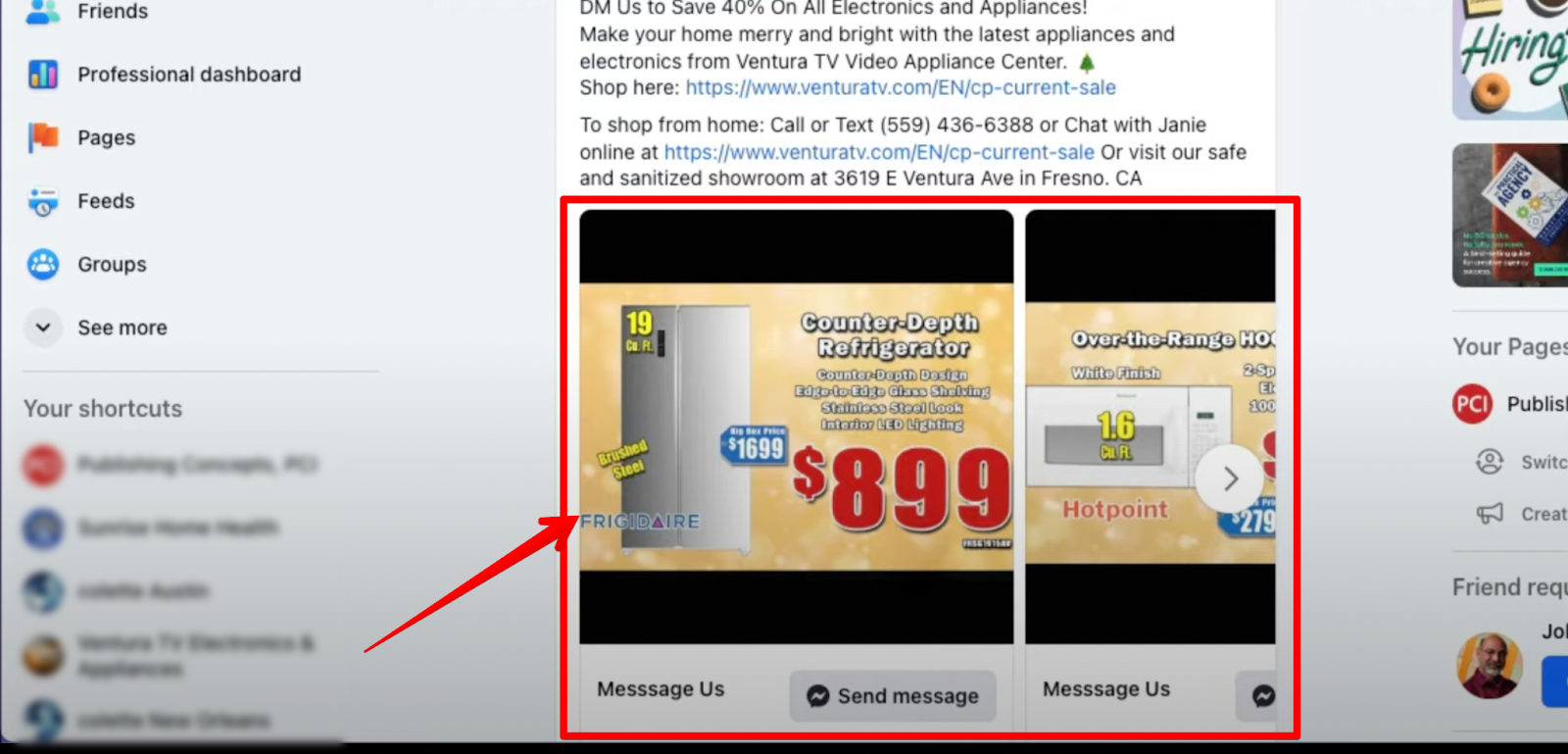 Актуальный список размеров и спецификаций рекламы Facebook