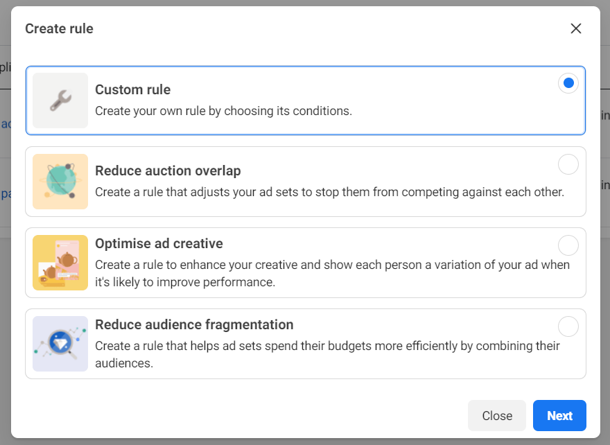 Как выключать рекламу Facebook на ночь?