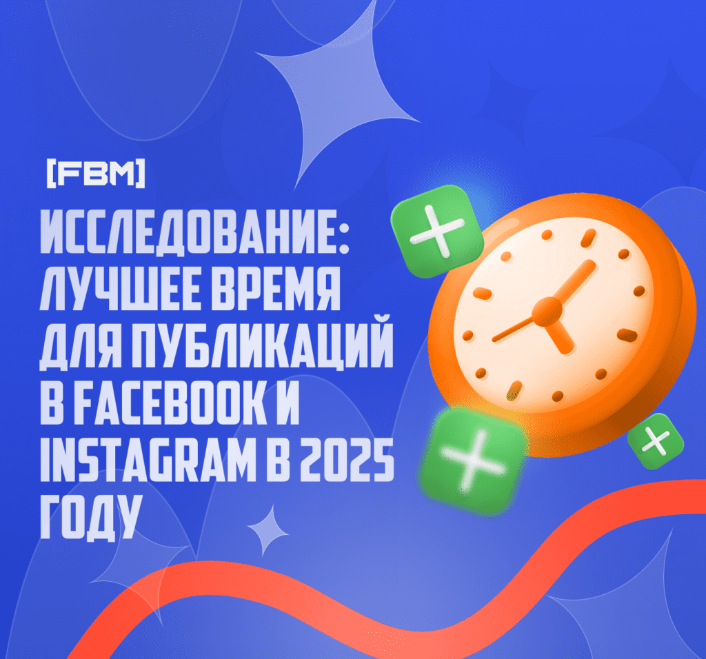 Лучшее время для публикаций в Facebook и Instagram в 2025 году